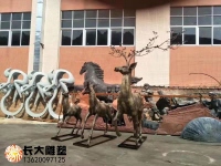 东莞长大雕塑专业定制各种材质的鹿