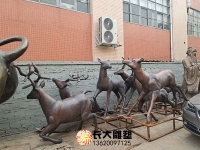 铸铜鹿雕塑现货下单当天发货